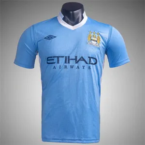 Manchester City 2011/12 Retro Home Jersey - Blue