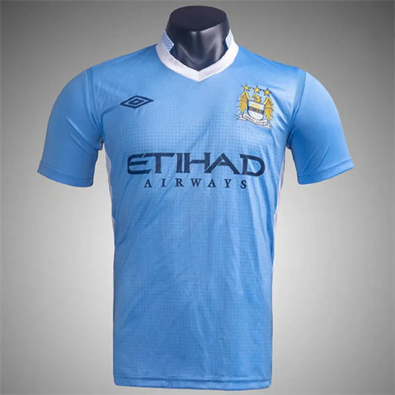 Manchester City 2011/12 Retro Home Jersey - Blue