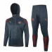 Manchester City 2024/25 Hooded Sports Wear - Dark Gray