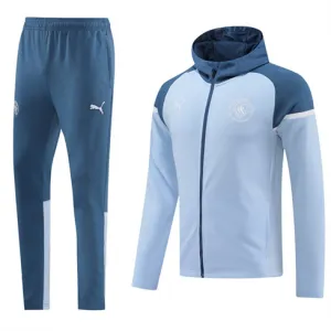 Manchester City 2024/25 Hooded Sports Jacket - Blue
