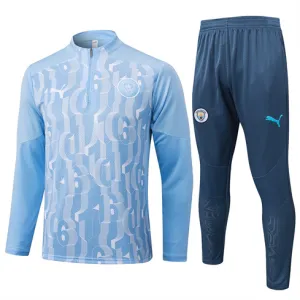 Manchester City 2024/25 Kids' Sports Wear - Blue