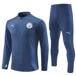 Manchester City 2024/25 Kids' Sports Wear - Navy Blue