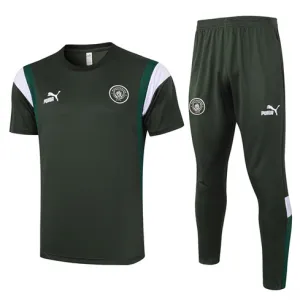 Manchester City 2024/25 Training Shirt and Trousers - Army Green