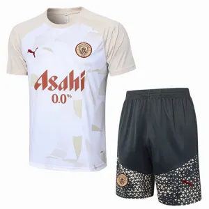 Manchester City 2024/25 Training Shirt and Shorts - Apricot