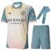 Manchester City Kids' Fourth Jersey Set 2024/25 - Blue/Pink