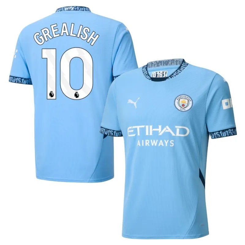 GREALISH Manchester City 2024/25 Home Jersey - Blue