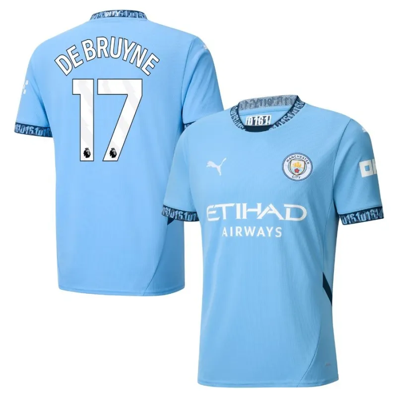 Manchester City DEBRUYNE 2024/25 Home Jersey - Blue