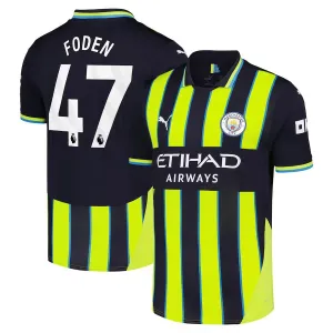 FODEN Manchester City 2024/25 Away Jersey - Black/Green