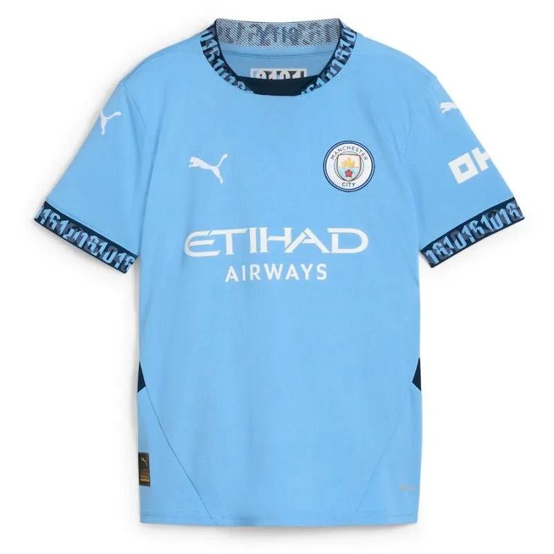 GREALISH Manchester City Kids' Home Jersey Set 2024/25 - Blue