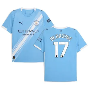 Manchester City DE BRUYNE 2025/26 Home Jersey - Blue
