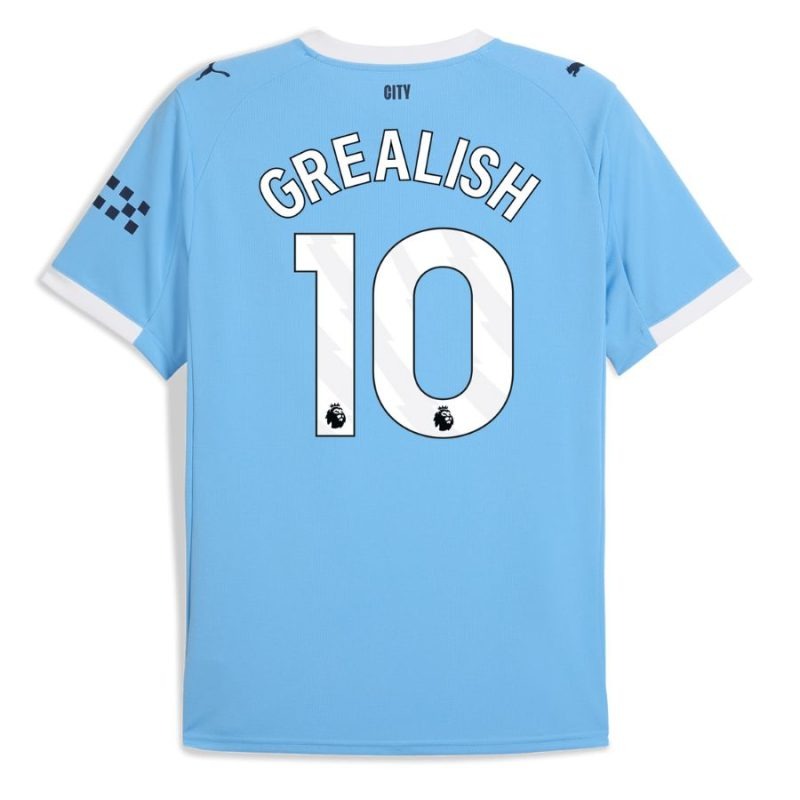Manchester City Grealish 2025/26 Kids Home Kit