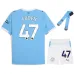 Manchester City FODEN Kids' Kit 2025/26 Home - Blue