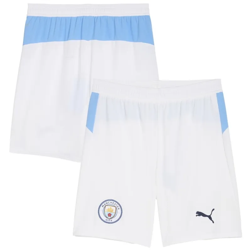 Manchester City FC 2025/26 Home Pants - White