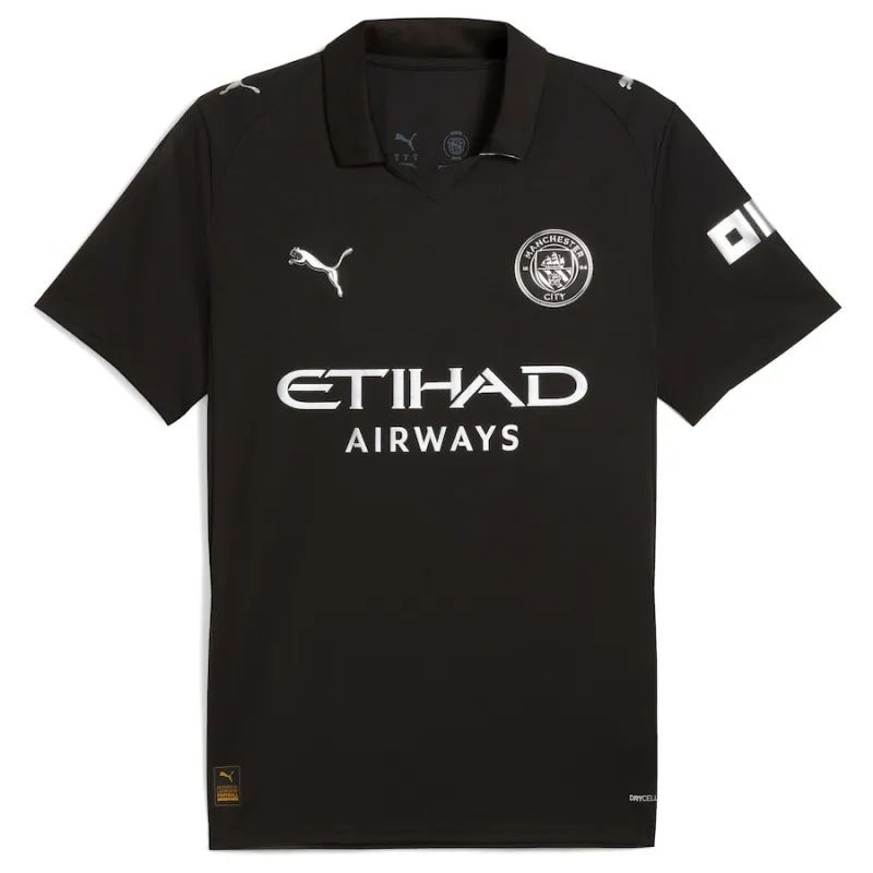 Manchester City CHERKI 2025/26 Away Jersey - Black
