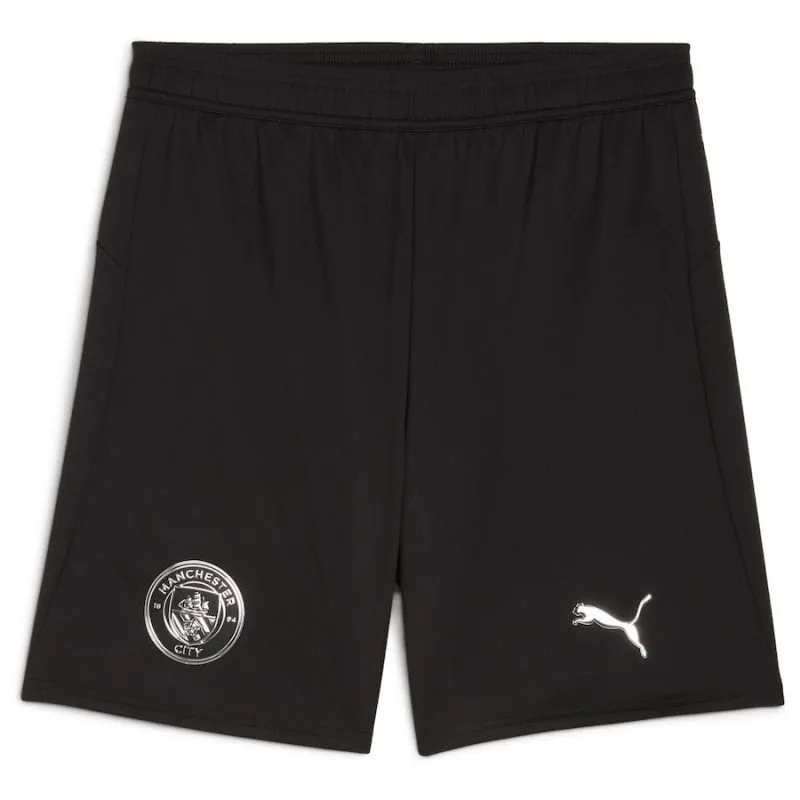 Manchester City HAALAND 2025/26 Away Kids' Jersey Set - Black