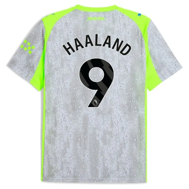 Manchester City HAALAND 2025/26 Third Jersey - Grey