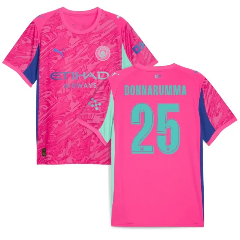 Manchester City DONNARUMMA 2025/26 Goalkeeper Kit - Pink