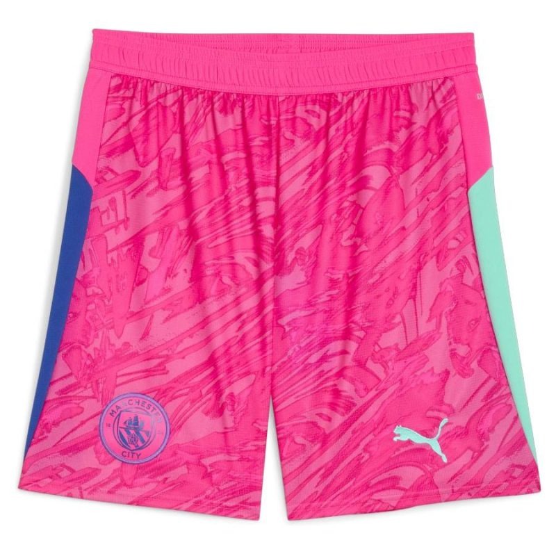 Manchester City 2025/26 Kids Goalkeeper Kit + Shorts - Pink