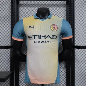 Manchester City 2025/26 Special Edition Player Jersey - Yellow/Blue