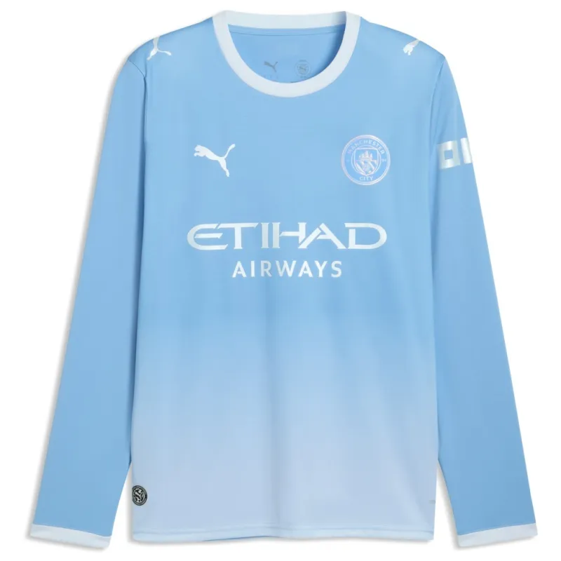 Manchester City 2026/27 Home Long Sleeve Jersey
