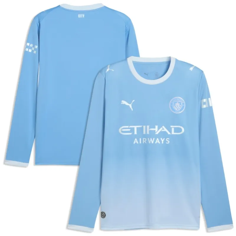 Manchester City 2026/27 Home Long Sleeve Jersey