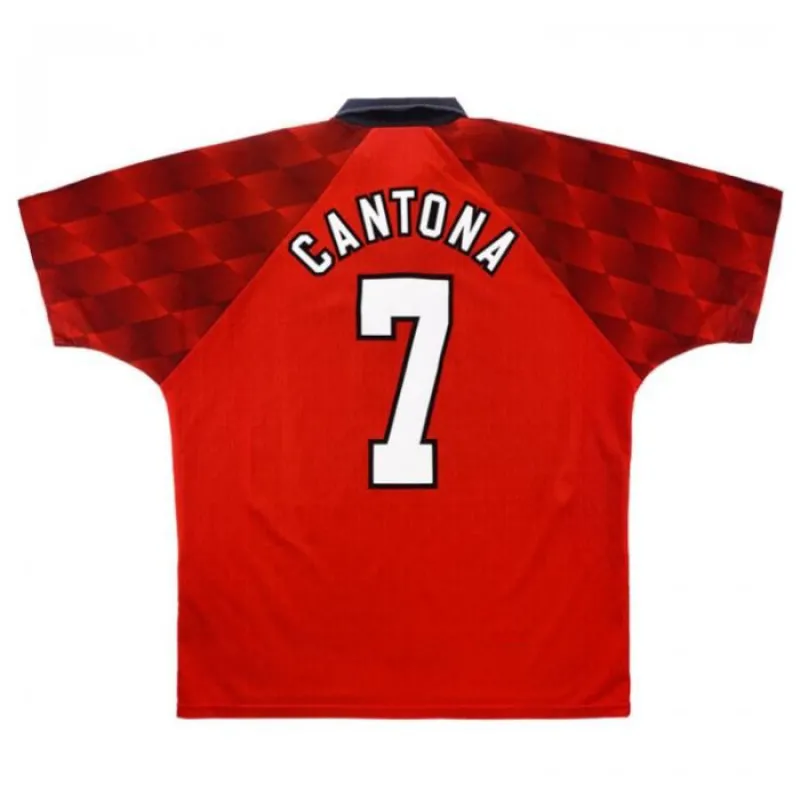 Manchester United CANTONA 1996 1998 Retro Home Jersey - Red