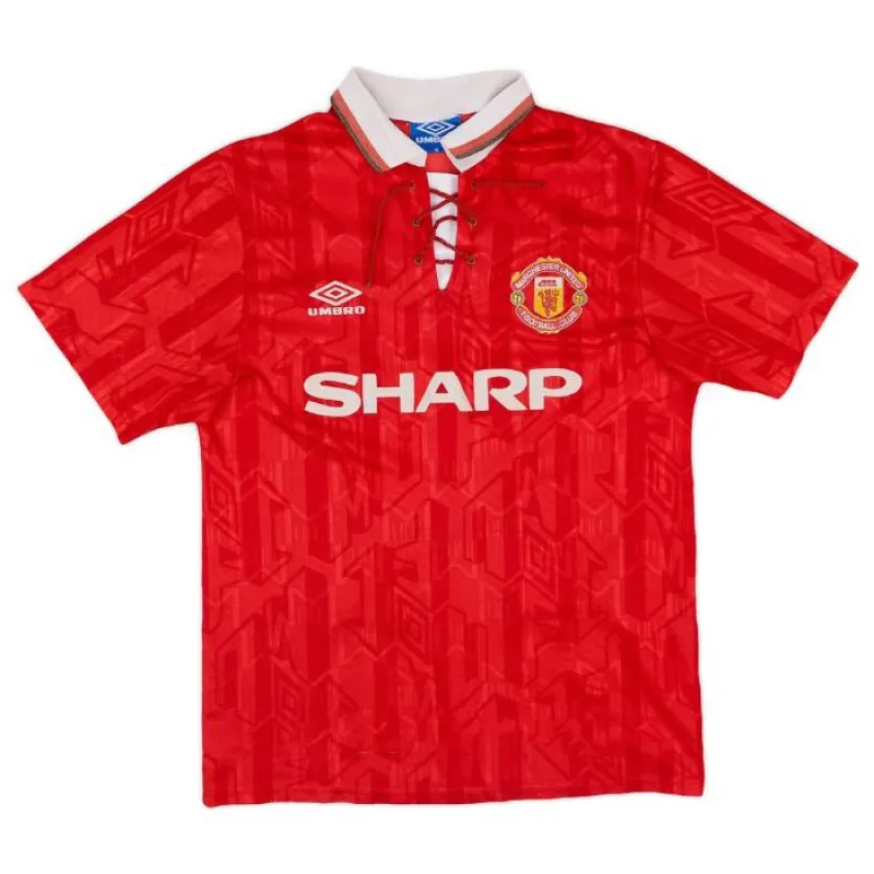 Eric Cantona Manchester United 1992/94 Retro Home Jersey