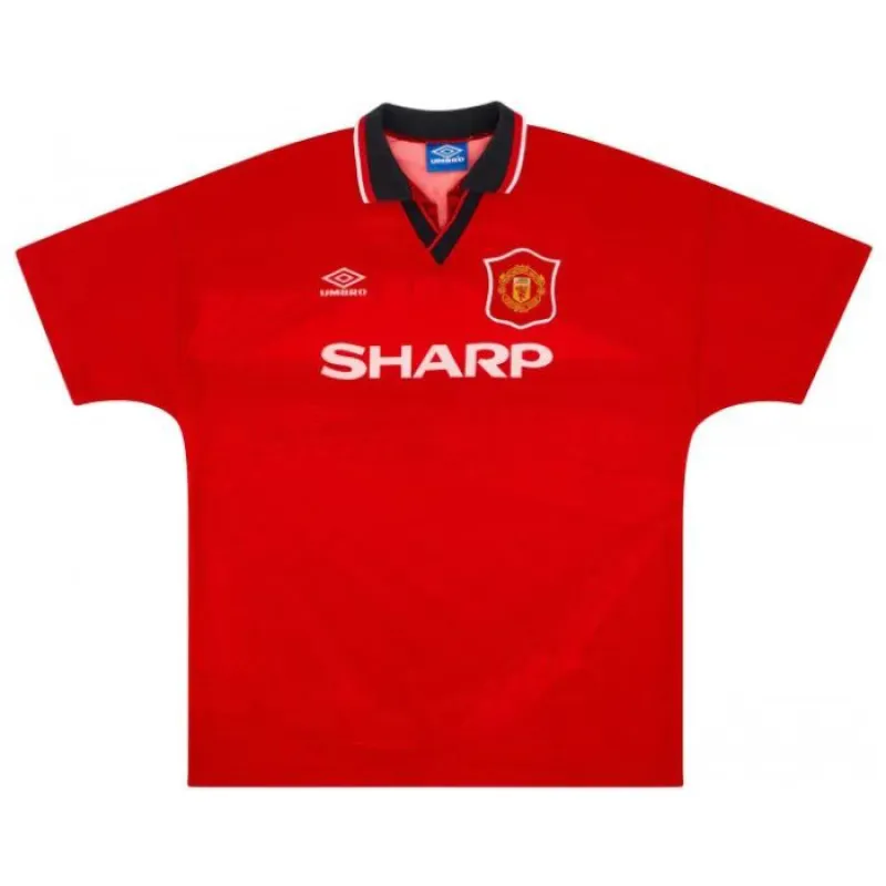Manchester United COLE 1994 1996 Retro Home Jersey - Red