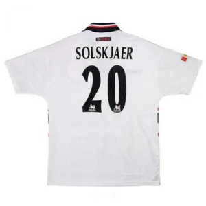 Manchester United SOLSKJAER 1997/98 Retro Away Jersey - White
