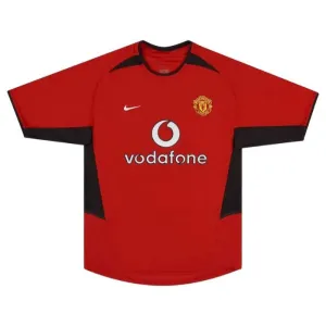 Manchester United 2002 2004 Retro Home Jersey - Red