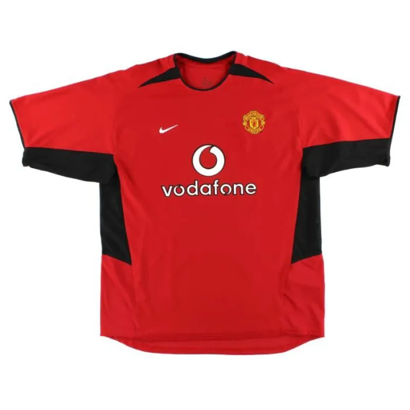 Manchester United VERON 2002 2004 Retro Home Jersey - Red