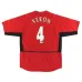 Manchester United VERON 2002 2004 Retro Home Jersey - Red