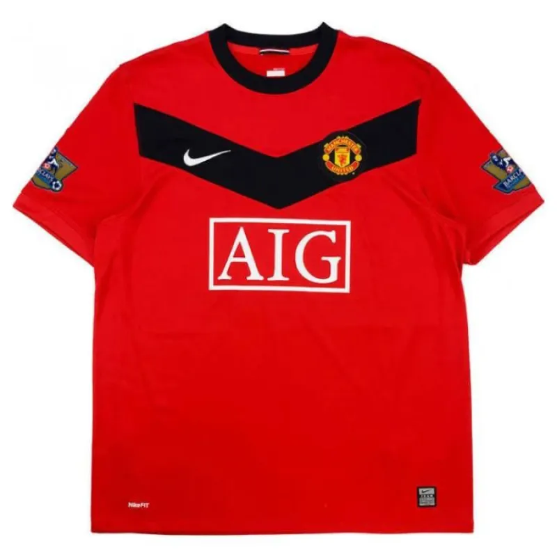Manchester United ROONEY 2009/10 Retro Home Jersey - Red