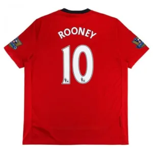 Manchester United ROONEY 2009/10 Retro Home Jersey - Red