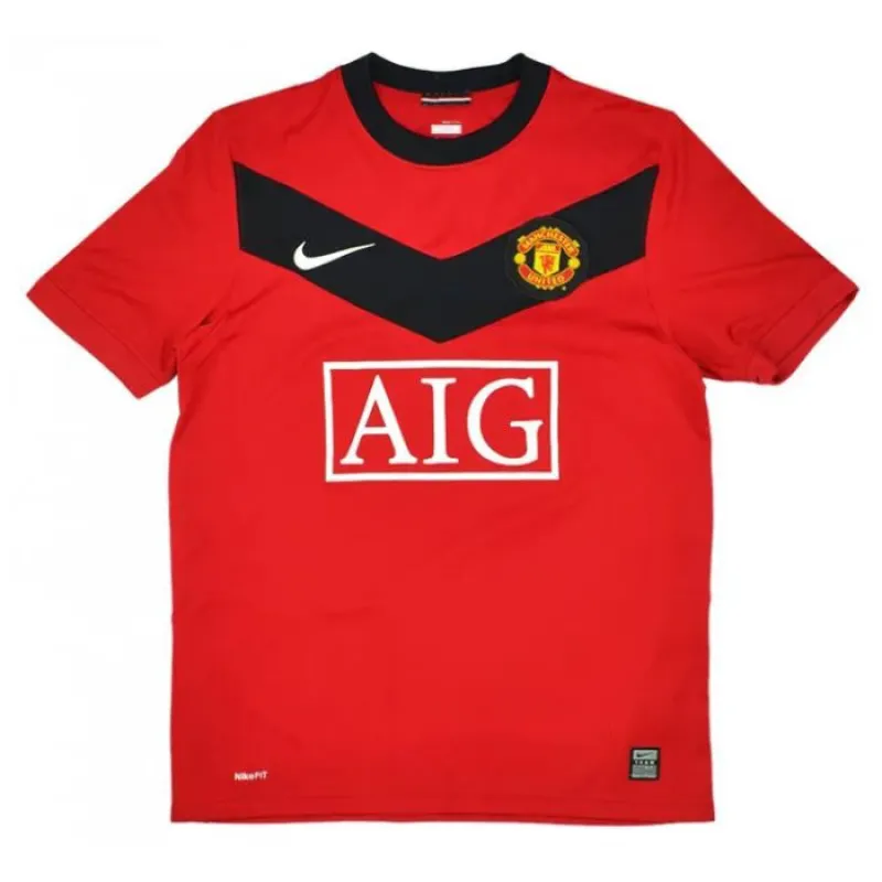 Manchester United SCHOLES 2009/10 Retro Home Jersey - Red
