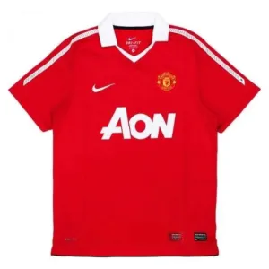 Manchester United 2010/11 Retro Home Jersey - Red