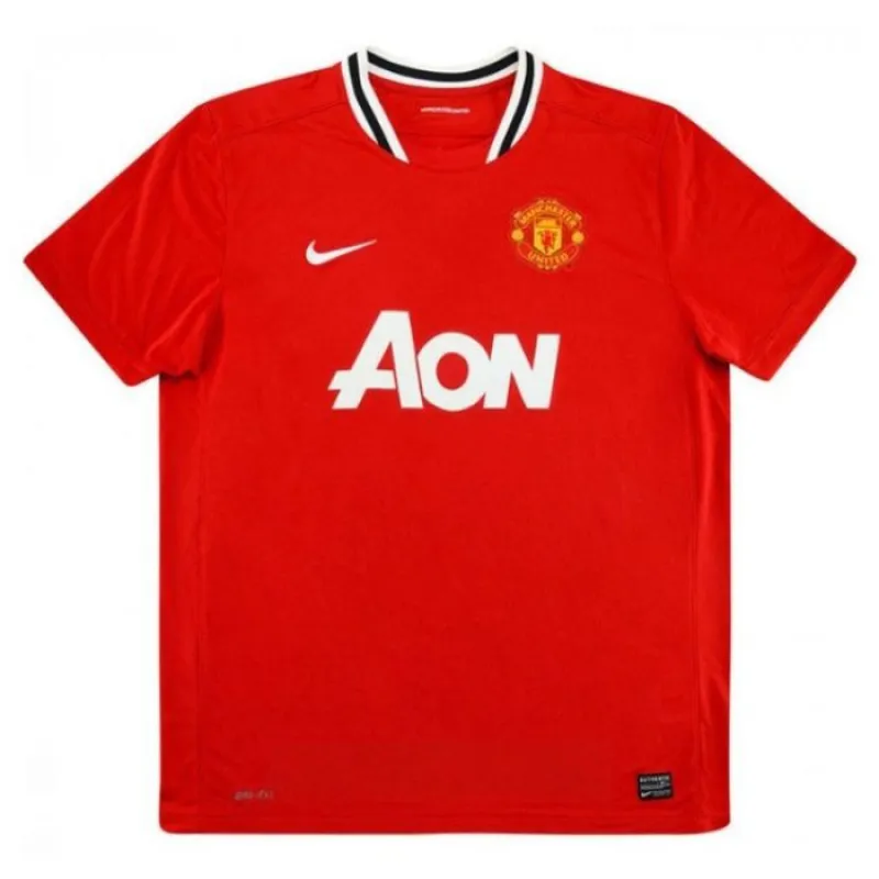 Manchester United 2011/12 Retro Home Jersey - Red