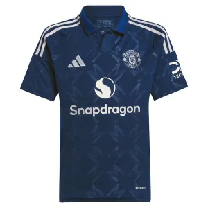 Manchester United 2024/25 Kids' Away Jersey - Blue