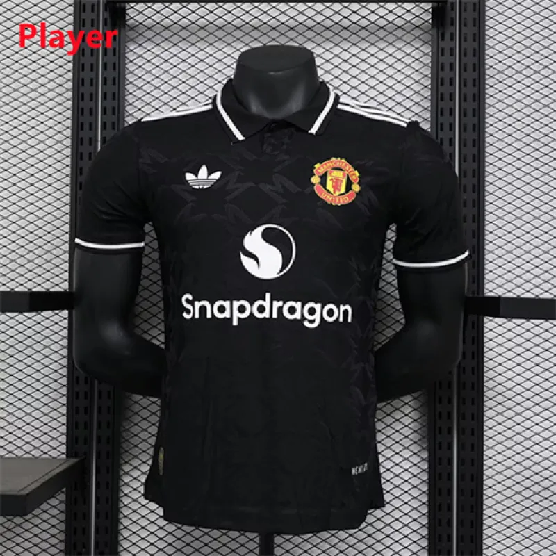 Manchester United 2024/25 Special Edition Player Jersey - Black