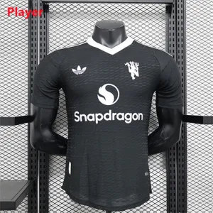 Manchester United 2024/25 Player Edition Goalkeeper Jersey - Black