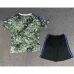 Manchester United Kids' Jersey + Shorts 2024/25 Co - branded Edition - Green