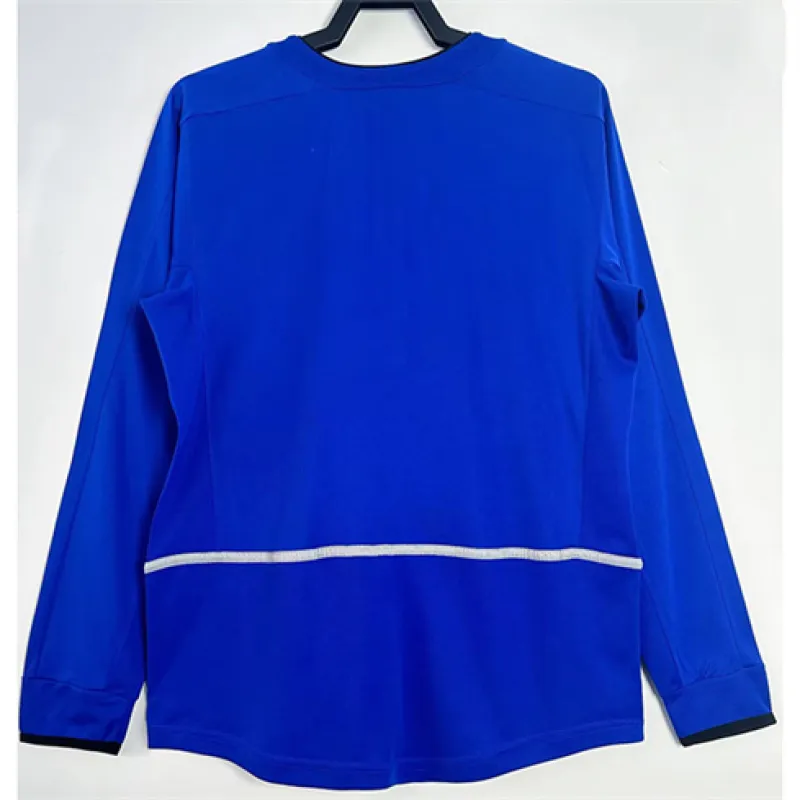 Manchester United 2002/03 Long Sleeve Retro Third Jersey - Blue