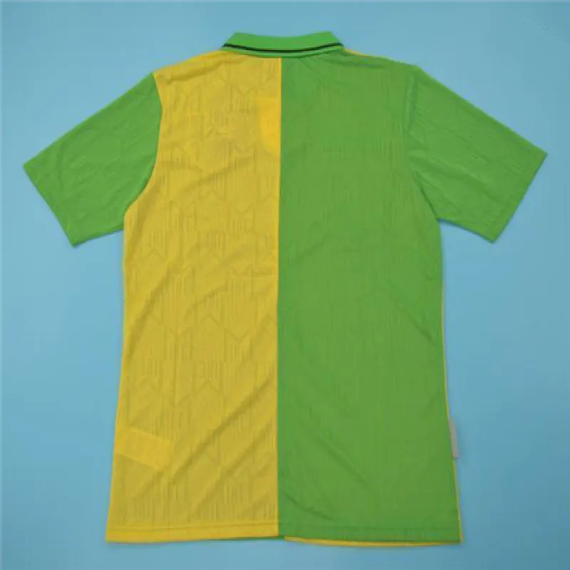Manchester United 1992 - 94 Away Retro Jersey - Green/Yellow