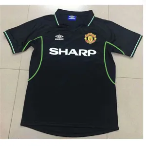 Manchester United 1998 Away Retro Jersey - Black