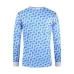 Manchester United 1990 - 92 Away - Blue Retro Long - Sleeve Jersey