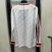 Manchester United 1986 Away White Retro Long-Sleeve Jersey