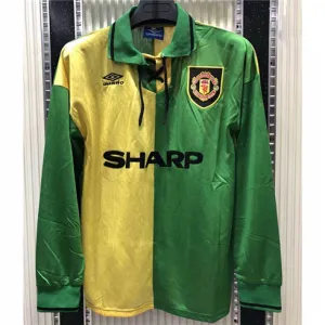 Manchester United 1992/94 Retro Long Sleeve Soccer Jersey