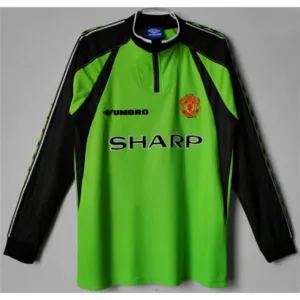 Manchester United Goalkeeper's Retro Long-Sleeve Jersey 1998 - Green