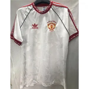 Manchester United Retro Jersey 1991 Away - White
