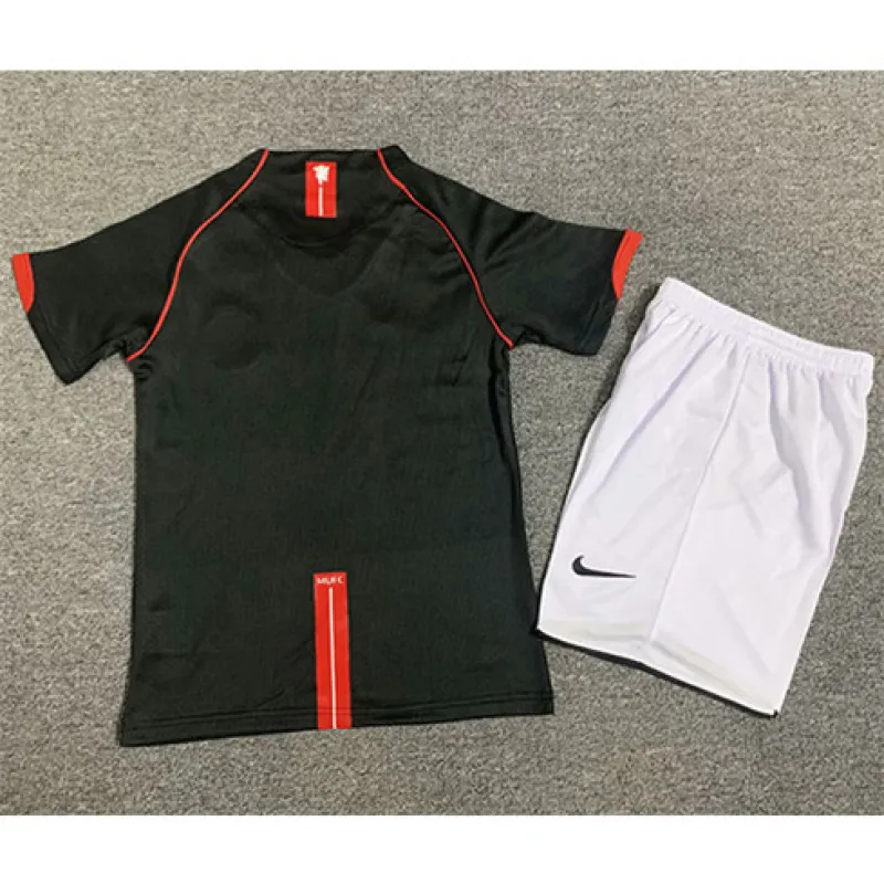Manchester United Kids' Retro Jersey 2007/08 Away - Black
